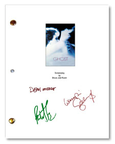 ghost 1990 signed script