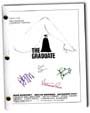 the graduate signed script
