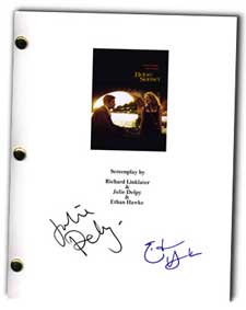 before sunset autographed movie script