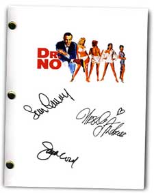 dr no 1962  signed movie script