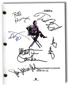 ed wood  signed script