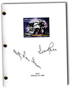 1958 the fly signed script