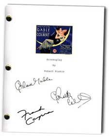 it happened one night 1934 signed script