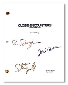 close encounters autographed script