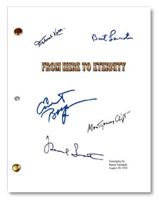 1953 from here to eternity signed script