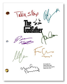 1972 the godfather signed script