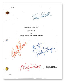 seven year itch 1955  signed script