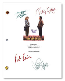 when harry met sally  signed script