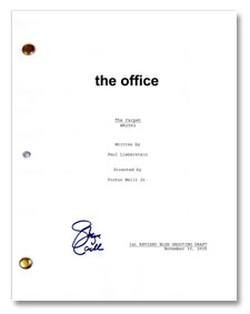 the office the carpet signed script
