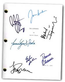 the sopranos tv pilot signed script