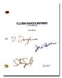 close encounters signed script