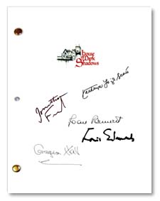 house of dark shadows signed script