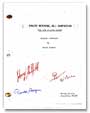  knute rockne signed script