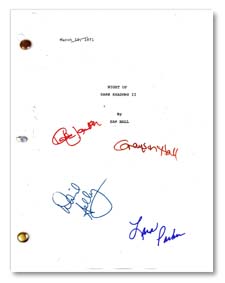 night of dark shadows signed script