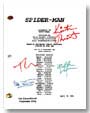 spider-man signed script