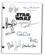 star wars signed script