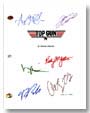 top gun signed script